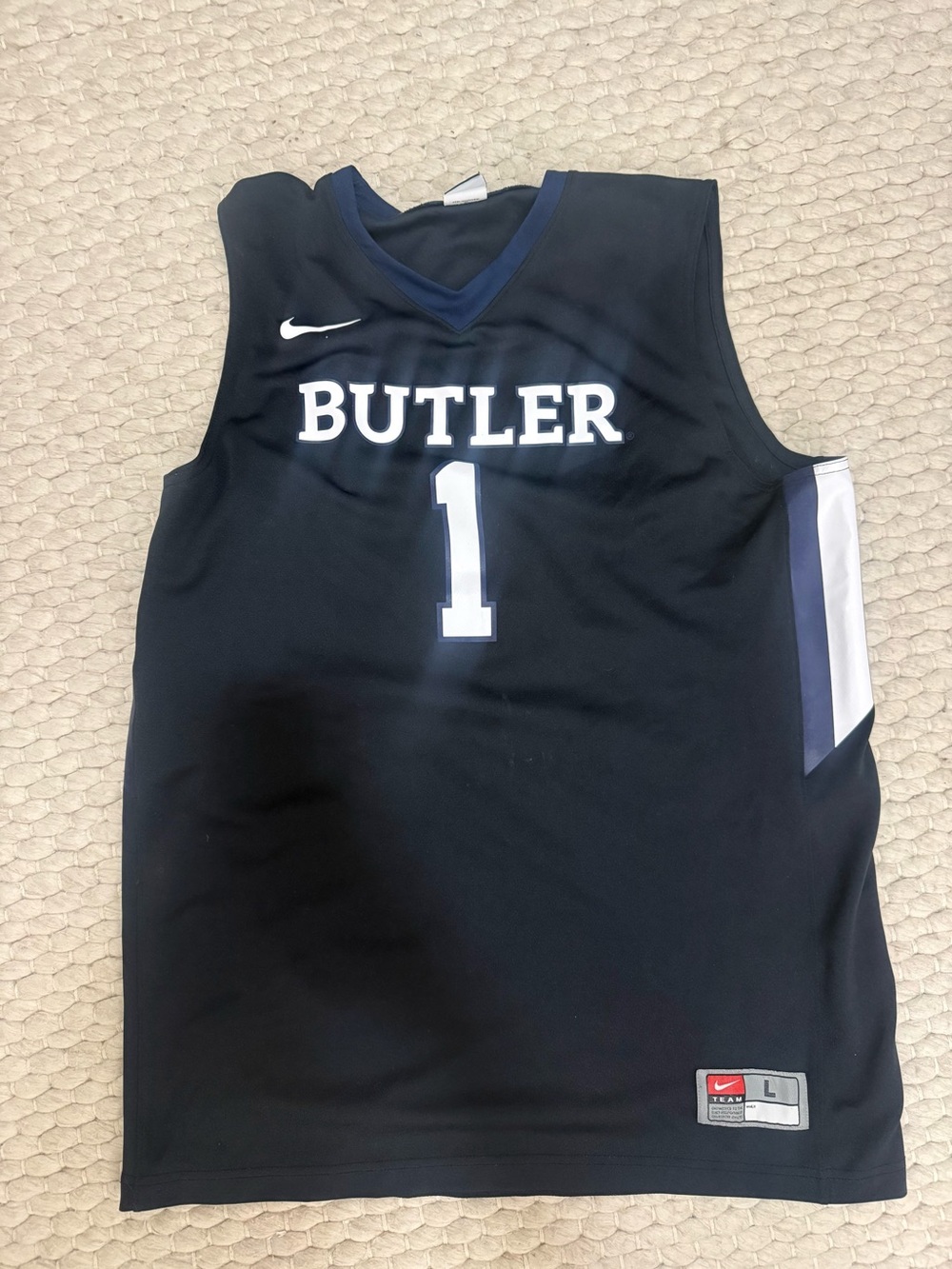 Nike Black Butler Basketball Jersey